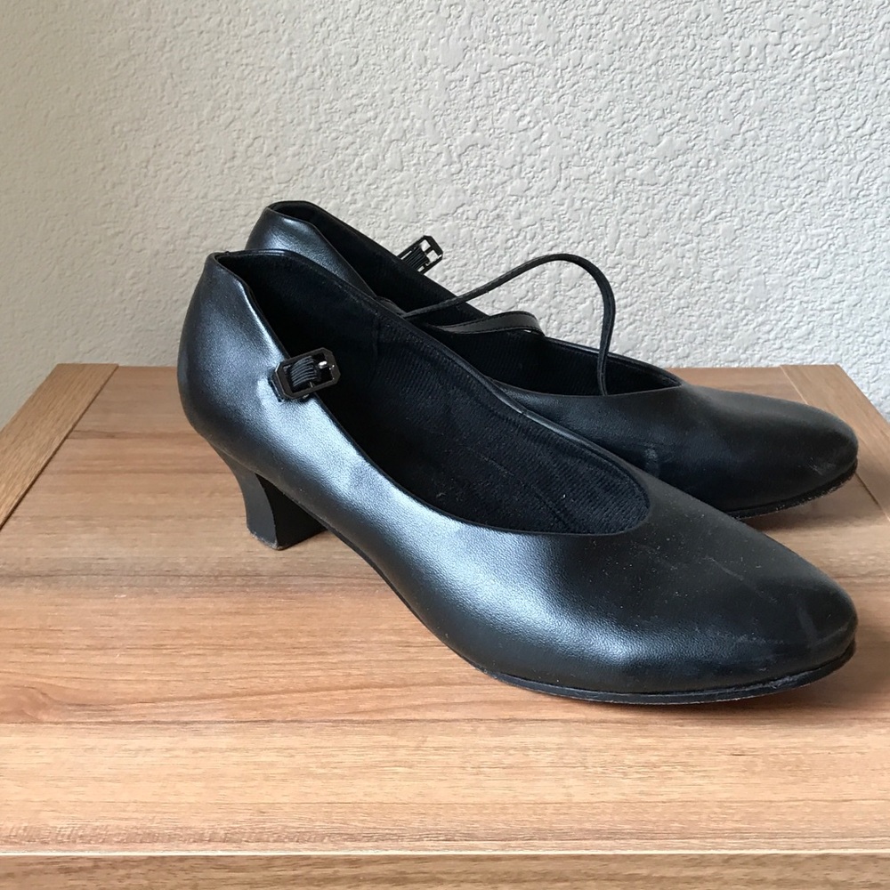 Black Character Shoes Dance Shoes